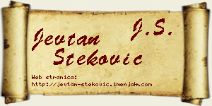 Jevtan Steković vizit kartica